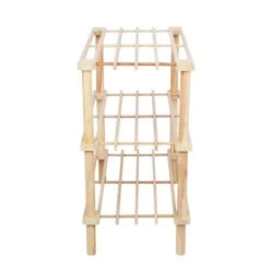 3 Tier Wooden Shoe Rack 8 3 Tier Wooden Shoe Rack -Dunelm 1000143182 alt02