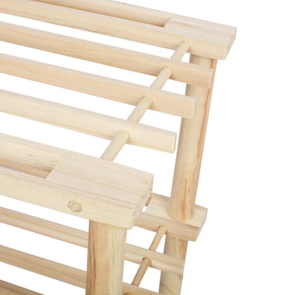 3 Tier Wooden Shoe Rack 6 3 Tier Wooden Shoe Rack - Image 4