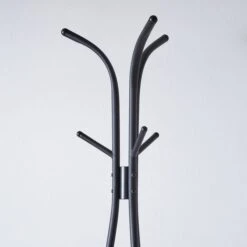 Metal Black Coat Stand 8 Metal Black Coat Stand -Dunelm 1000147158 alt01