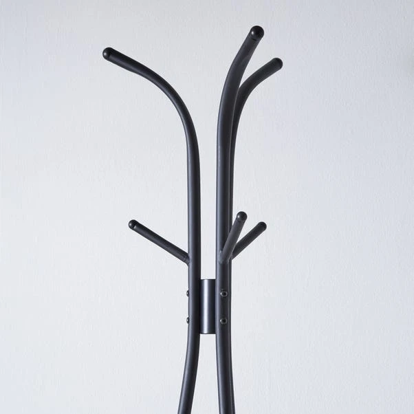Metal Black Coat Stand 4 Metal Black Coat Stand - Image 2