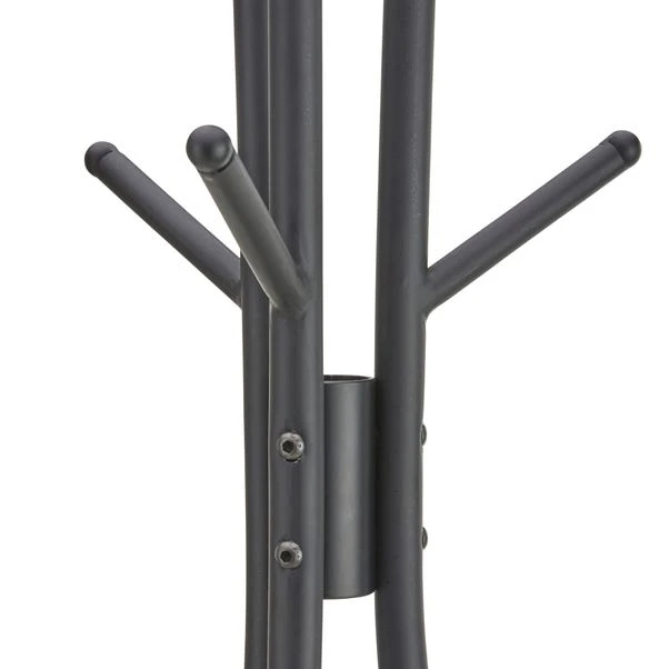 Metal Black Coat Stand 6 Metal Black Coat Stand - Image 4