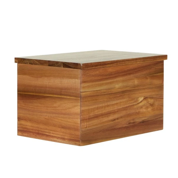 Acacia Wooden Bread Bin 4 Acacia Wooden Bread Bin - Image 2