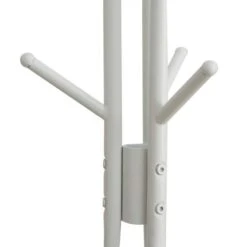 White Coat Stand 6 White Coat Stand -Dunelm 1000182359 alt01