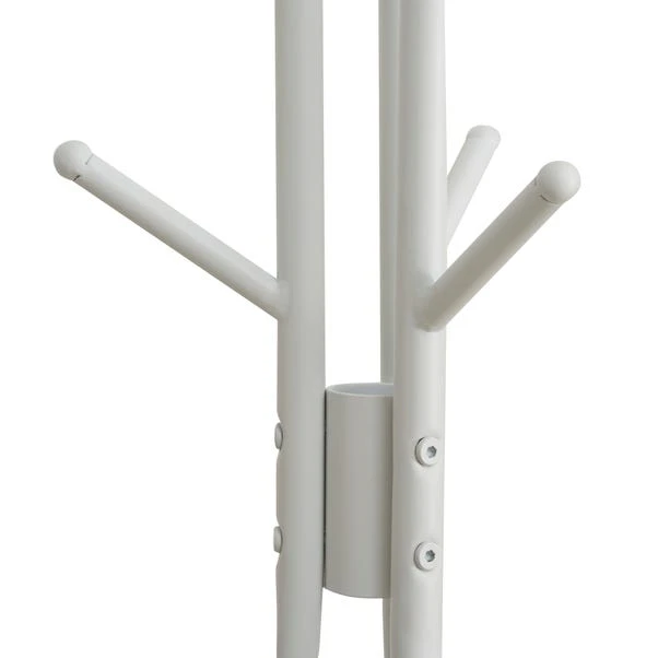 White Coat Stand 4 White Coat Stand - Image 2
