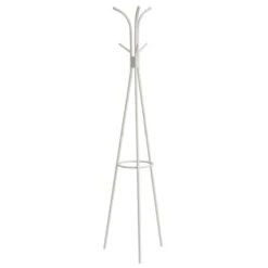 White Coat Stand 7 White Coat Stand -Dunelm 1000182359 alt02