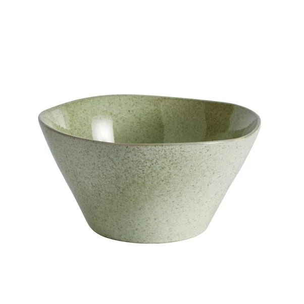 Amalfi Reactive Glaze Salad Bowl, Sage 4 Amalfi Reactive Glaze Salad Bowl, Sage - Image 2