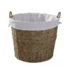 Round Seagrass Log Basket 1 Round Seagrass Log Basket -Dunelm 30246614