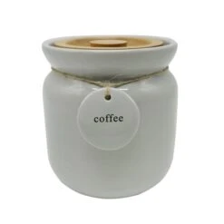 Grey Hang Tag Kitchen Canister -Dunelm 30420457