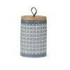 Dark Grey Geometric Kitchen Canister 2 Dark Grey Geometric Kitchen Canister -Dunelm 30647618