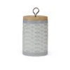Light Grey Geometric Kitchen Canister 1 Light Grey Geometric Kitchen Canister -Dunelm 30647634