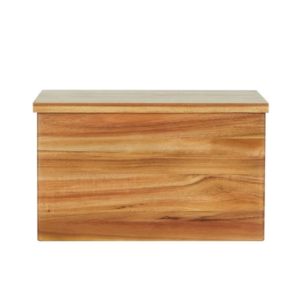 Acacia Wooden Bread Bin 3 Acacia Wooden Bread Bin