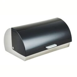 Black Roll Bread Bin