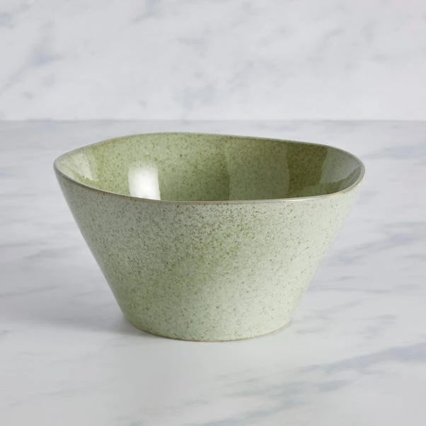 Amalfi Reactive Glaze Salad Bowl, Sage 3 Amalfi Reactive Glaze Salad Bowl, Sage