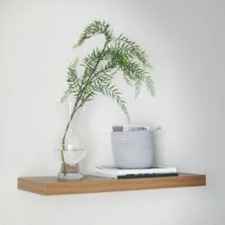 Fulton Pine Floating Shelf 12 Fulton Pine Floating Shelf -Dunelm 30733545