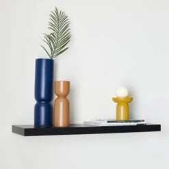 Black Floating Shelf 11 Black Floating Shelf -Dunelm 30733546