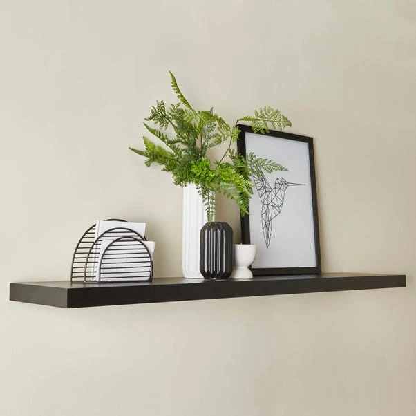 Black Floating Shelf 3 Black Floating Shelf