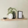 Oak Floating Shelf 1 Oak Floating Shelf -Dunelm 30733552