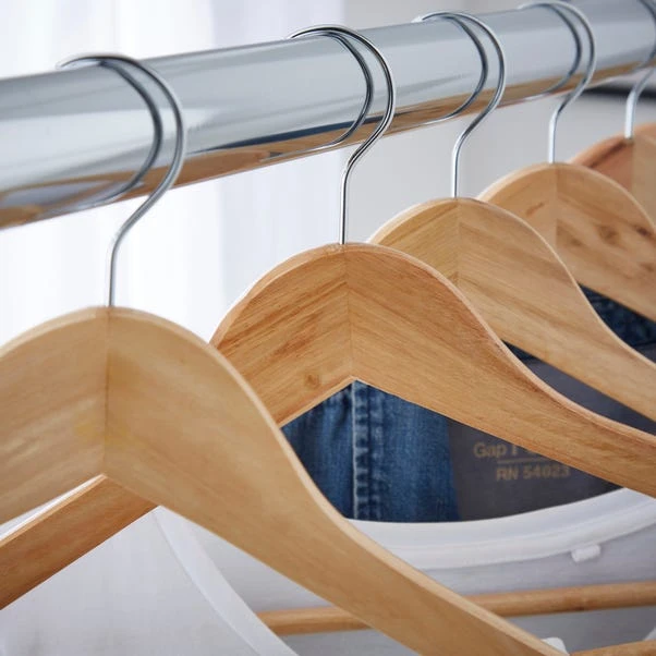 Pack Of 10 Wooden Hangers 3 Pack Of 10 Wooden Hangers - Image 2