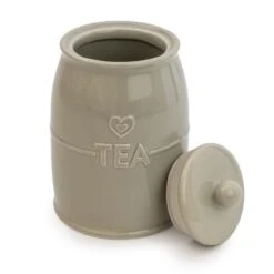 Grey Hearts Tea Canister -Dunelm 30737441 alt02