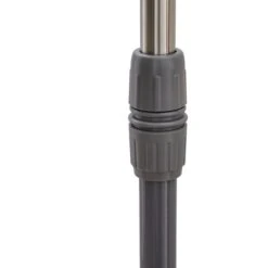 Silver Extendable Clothes Rail With Wheels 9 Silver Extendable Clothes Rail With Wheels -Dunelm 30738076 alt03