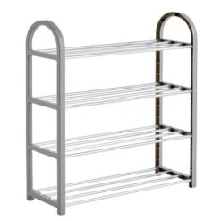 4 Tier Shoe Rack 16 4 Tier Shoe Rack -Dunelm 30738699 alt02
