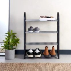 Dunelm 27 4 Tier Shoe Rack