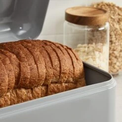 Retro Bread Bin Grey -Dunelm 30752131 alt01