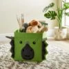 Triceratops Felt Foldable Box 1 Triceratops Felt Foldable Box -Dunelm 30754135
