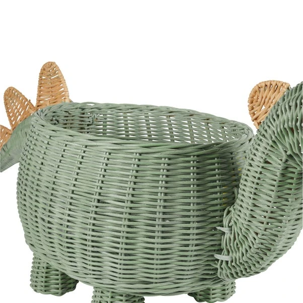Dinosaur Rattan Storage Basket 9 Dinosaur Rattan Storage Basket - Image 7