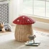 Toadstool Red Storage Basket 2 Toadstool Red Storage Basket -Dunelm 30754166