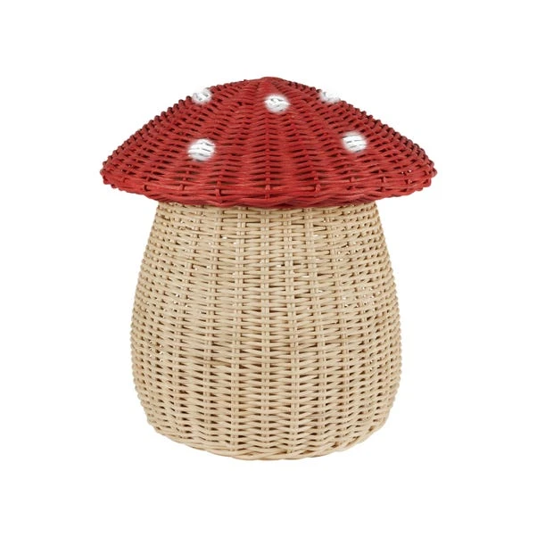 Toadstool Red Storage Basket 4 Toadstool Red Storage Basket - Image 2