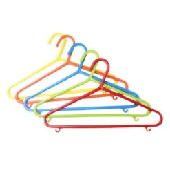 Pack Of 10 Kids Plastic Hangers -Dunelm 30762263 alt04