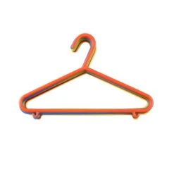 Pack Of 10 Kids Plastic Hangers -Dunelm 30762263 alt05