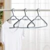 Pack Of 3 Soft Grip Grey Clothes Hangers 1 Pack Of 3 Soft Grip Grey Clothes Hangers -Dunelm 30762264