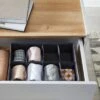 Eight Compartment Drawer Organiser Grey 2 Eight Compartment Drawer Organiser Grey -Dunelm 30762296
