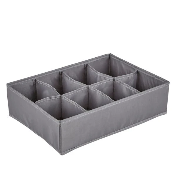 Eight Compartment Drawer Organiser Grey 4 Eight Compartment Drawer Organiser Grey - Image 2