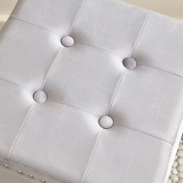 Velvet Cube Ottoman 20 Velvet Cube Ottoman - Image 18