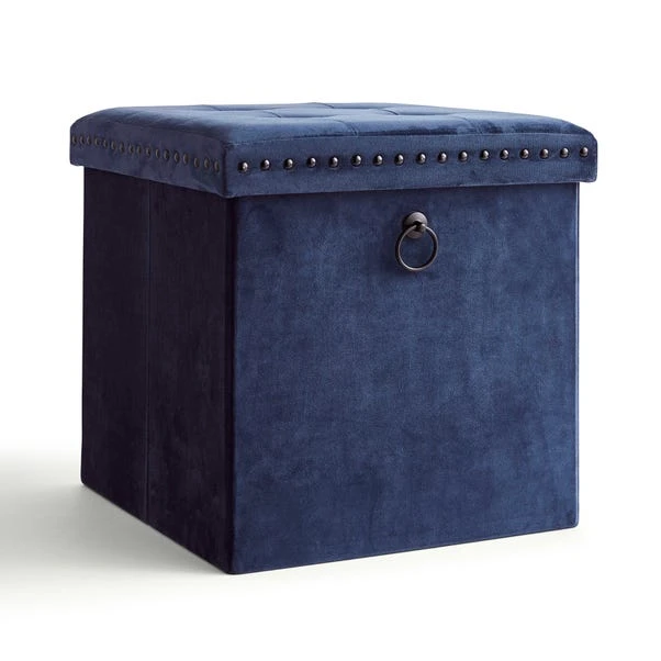 Velvet Cube Ottoman 17 Velvet Cube Ottoman - Image 15