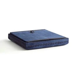 Velvet Cube Ottoman 37 Velvet Cube Ottoman -Dunelm 30769868 alt05
