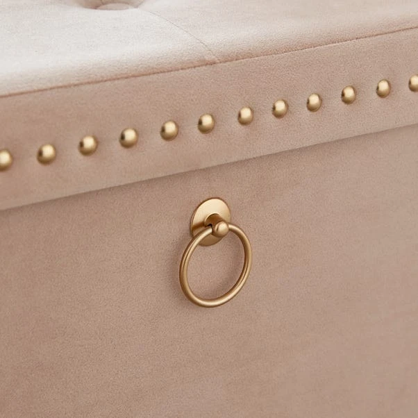 Velvet Rectangular Ottoman 10 Velvet Rectangular Ottoman - Image 8