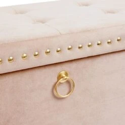 Velvet Rectangular Ottoman 32 Velvet Rectangular Ottoman -Dunelm 30769869 alt05