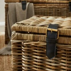 Set Of 2 Churchgate Rattan Trunks -Dunelm 30770475 alt01