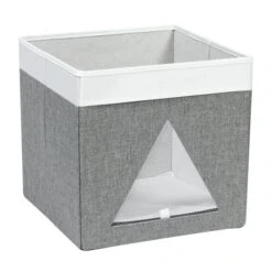Triangle Mesh Foldable Box 5 Triangle Mesh Foldable Box -Dunelm 30790402 alt01