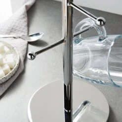 Chrome Mug Tree 6 Chrome Mug Tree -Dunelm 30795865 alt01