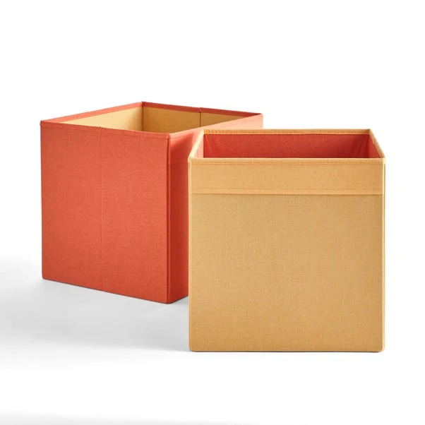 Set Of 2 Kids Foldable Cube Storage 16 Set Of 2 Kids Foldable Cube Storage - Image 14
