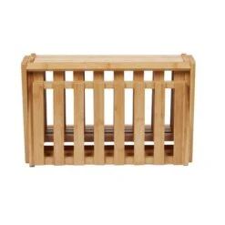 Bamboo Folding Shoe Rack -Dunelm 30801378 alt03