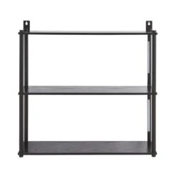 Cole Wall Unit With LED Lights Black 12 Cole Wall Unit With LED Lights Black -Dunelm 30802417 alt04