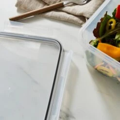 Clip Lock Rectangle Container 30 Clip Lock Rectangle Container -Dunelm 30817019 alt01