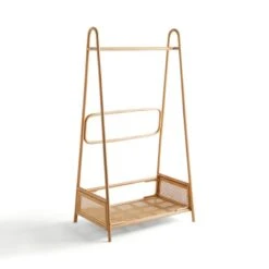 French Cane Clothes Rail Self Assembly 5 French Cane Clothes Rail Self Assembly -Dunelm 30821014 alt01