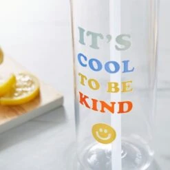 It's Cool To Be Kind Water Bottle 7 It's Cool To Be Kind Water Bottle -Dunelm 30833724 alt01